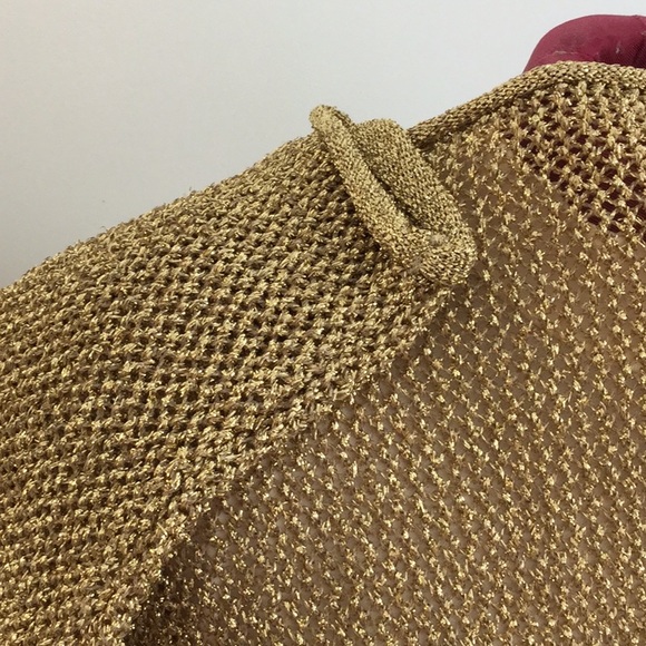 Bright golden evening sweater, xl - Picture 6 of 6